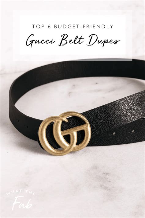 The Best Gucci Belt Dupes From £15 